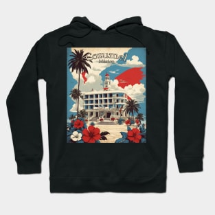 Cozumel Mexico Vintage Poster Tourism 2 Hoodie